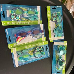 5 Pairs Kids Swimming Goggles
